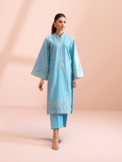 2 Piece - Dyed Extra Weft Jacquard Suit