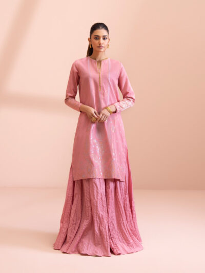 2 Piece - Dyed Extra Weft Jacquard Suit