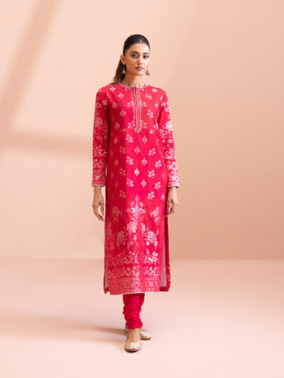 2 Piece - Dyed Extra Weft Jacquard Suit
