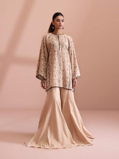 2 Piece - Dyed Extra Weft Jacquard Suit