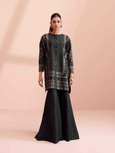 2 Piece - Dyed Extra Weft Jacquard Suit