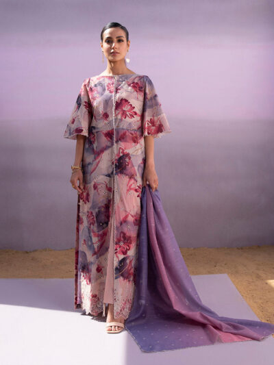 3 Piece - Digital Printed Embroidered Lawn Suit