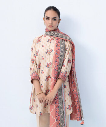 2 Piece - Printed Khaddar Suit