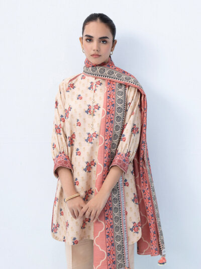 2 Piece - Printed Khaddar Suit