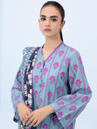 2 Piece – Printed Khaddar Suit