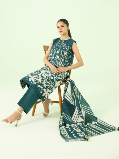 2 Piece - Printed Light Khaddar Suit