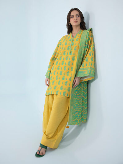 2 Piece - Printed Khaddar Suit