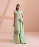 2 Piece - Dyed Embroidered Dobby Suit