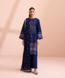 3 Piece - Embroidered Extra Weft Jacquard Suit