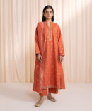 3 Piece - Embroidered Khaddar Suit