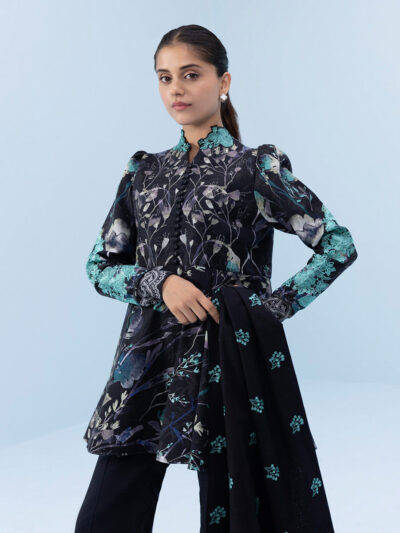 2 Piece Embroidered Khaddar Suit