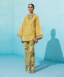 2 Piece - Embroidered Cambric Suit