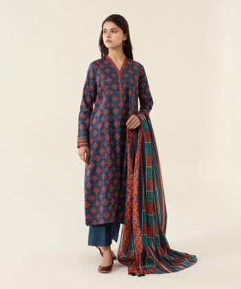 3 Piece - Printed Lawn Suit