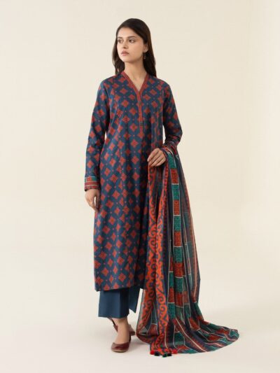 3 Piece - Printed Lawn Suit