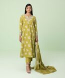 3 Piece - Embroidered Light Khaddar Suit