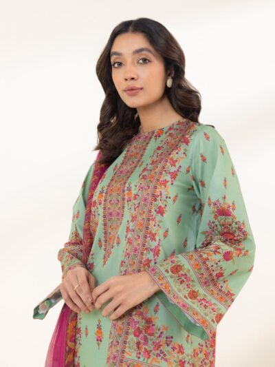 3 Piece - Printed Lawn Suit