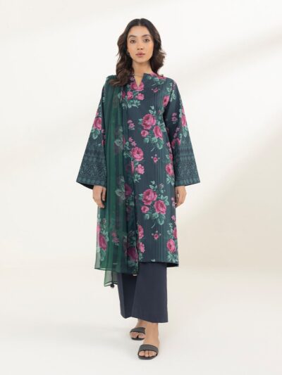 3 Piece - Printed Lawn Suit