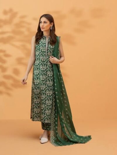 3 Piece - Embroidered Lawn Suit