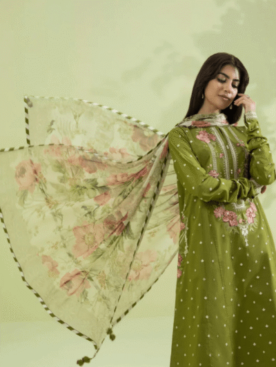 3 Piece - Embroidered Lawn Suit