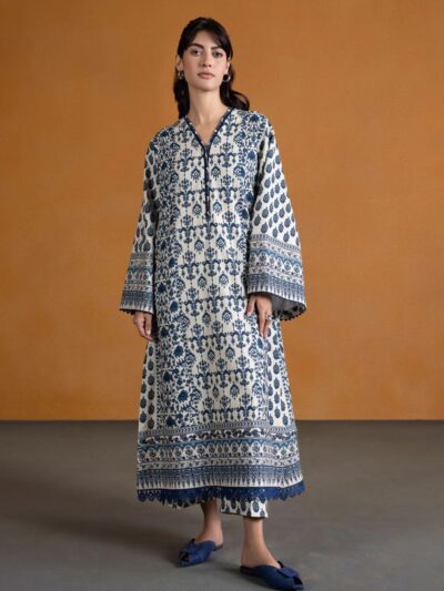 2 Piece - Printed Khaddar Suit