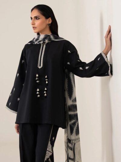 3 Piece - Dyed Embroidered Lawn Suit