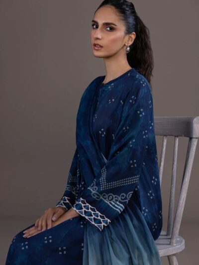 3 Piece - Printed Khaddar Suit