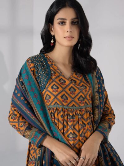 2 Piece - Printed Khaddar Suit