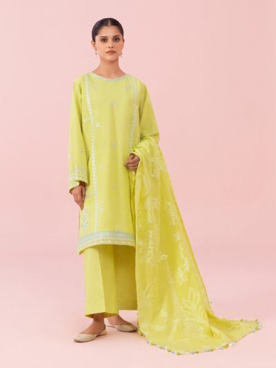 3 Piece - Embroidered Lawn Suit