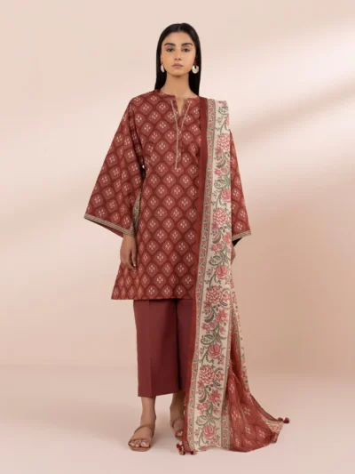 3 Piece - Printed Lawn Suit