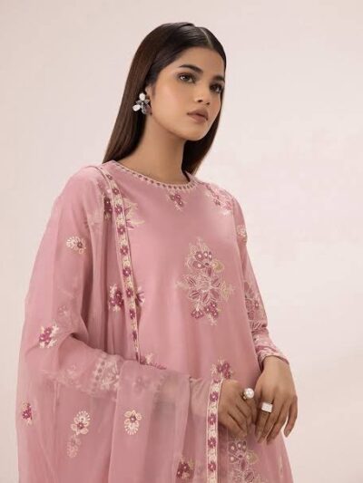 3 Piece - Embroidered Lawn Suit