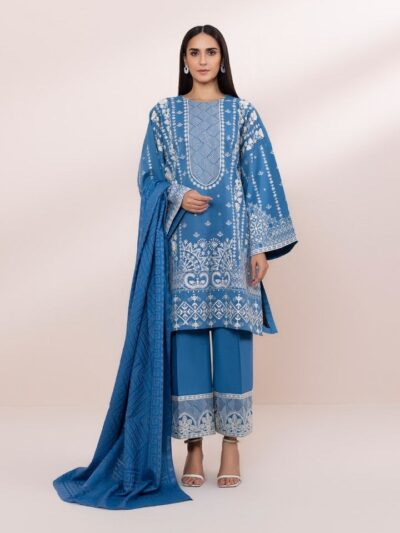 3 Piece - Embroidered Lawn Suit