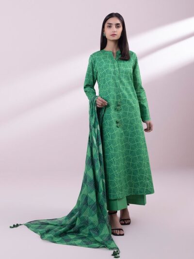 3 Piece - Printed Lawn Suit