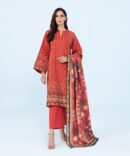 2 Piece - Printed Khaddar Suit