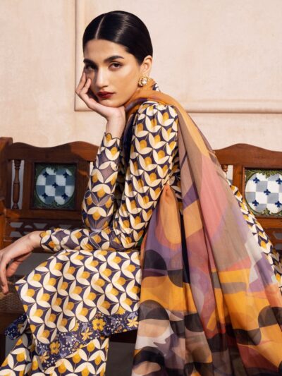 3 Piece - Printed Lawn Suit